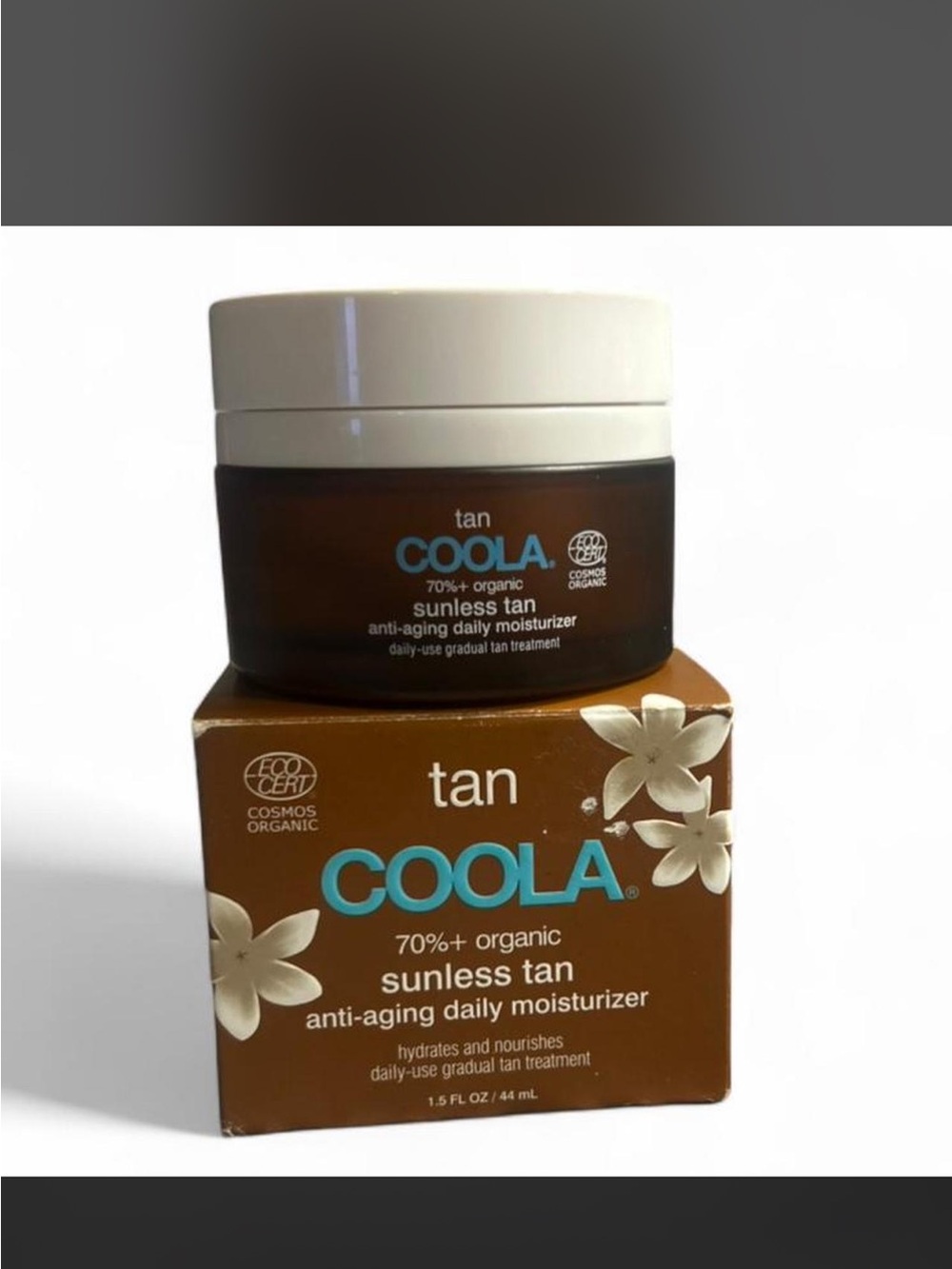 New COOLA Sunless Tan Anti-Aging Daily Moisturizer.